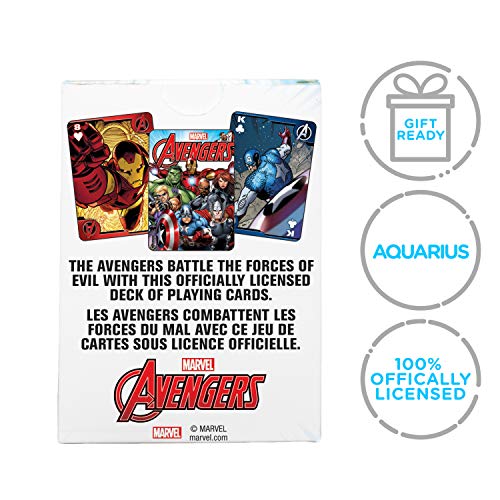 AQUARIUS Marvel Comics de Los Vengadores Juego de Cartas