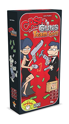 Asmodee- Ca$h'n Guns-Team Spirit Segunda edición Italiana, 8962