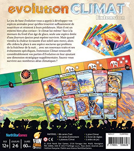 Asmodee Evolution – Extensión Climat Juego de Mesa – Juego de Estrategia