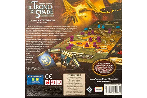 Asmodee Italia El Juego de Tronos El Juego de Mesa 2nd Edición, la Madre de los Dragones, Color, 9076