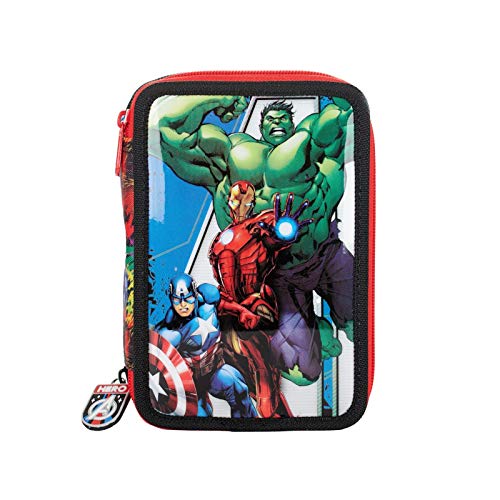 Astuccio Scuola Triplo Marvel Avengers Auguri Preziosi