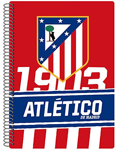 Atlético de Madrid- Cuaderno tamaño Cuarto 80 Hojas (CYP LC-03-ATL)