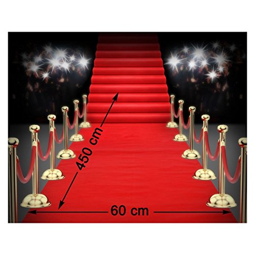 Atosa 39913 VIP Alfombra Roja, 450 x 60 cm