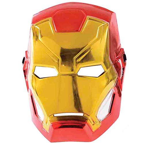 Avengers - Máscara de Iron Man para niño, Talla única infantil (Rubie's 39216)