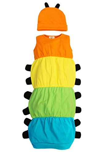 Baby Moo's Conjunto de bata de bebé de Caterpillar / disfraz – Regalo de bebé para niños o niñas por BABY MOO'S – Set de disfraz inspirado en oruga hambrienta o accesorio de foto (0-3 meses)