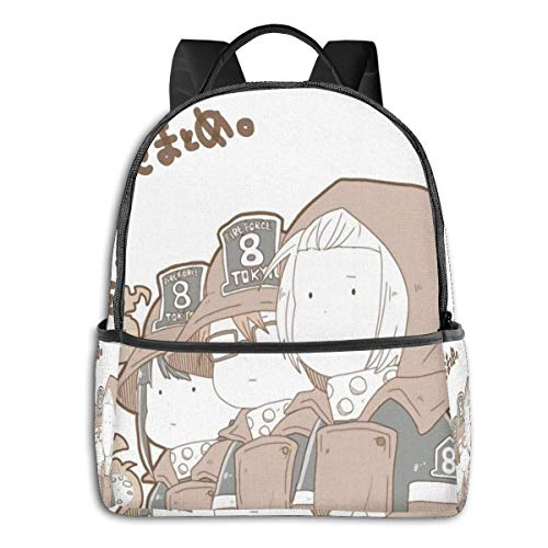 Backpacks,Bolsos De La Universidad De La Fuerza De Fuego, Mochilas Suaves De La Escuela para El Funcionamiento Deportivo,37cm(H) x30.5cm(W)