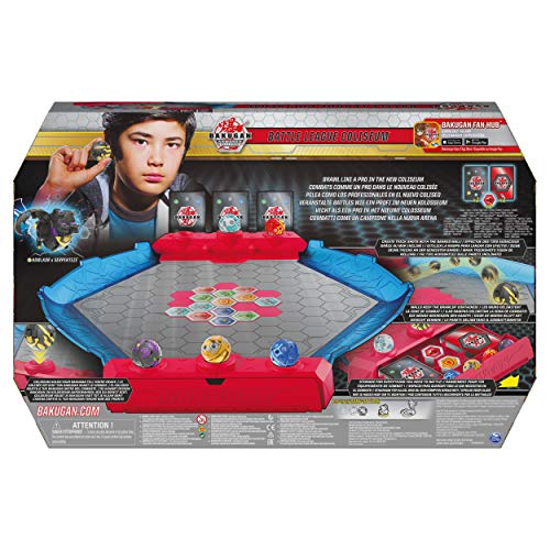 Bakugan Battle League Coliseum, Deluxe Game Board con Bakugan Exclusivo, para Edades de 6 años en adelante.