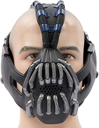 Batman Dark Knight Rise Bane Mask Replica Helmet Cosplay Costume Latex Mask Version for Men