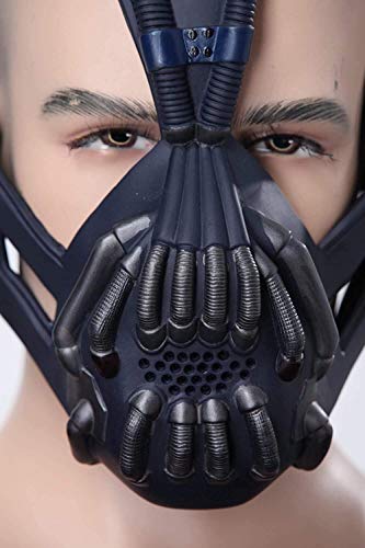 Batman Dark Knight Rise Bane Mask Replica Helmet Cosplay Costume Latex Mask Version for Men