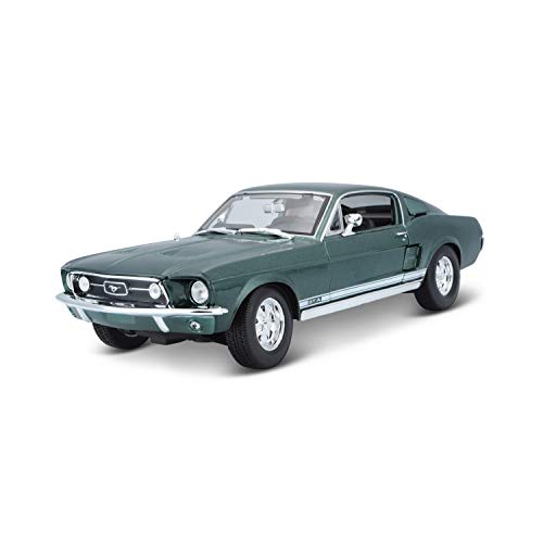 BBurago Maisto Francia - M31166 - Vehículo en miniatura - Ford Mustang GTA Fastback 1967 - Verde