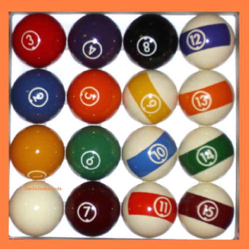 BC Precision Aramith 2 Continental 1/4 "Reglamento de Billar Juego de Bolas de Billar/Bolas de 16