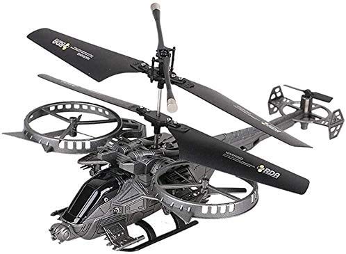 Bck Modelo de helicóptero de combate de alta simulación RC con luz LED PROFESIONAL DE PRODUCTOR ELÉCTRICA RC PROPLONES DE PROPETRÓN RC 2.4G TOYE DE HELICOPTER DE CONTROL REMOTO PARA NIÑOS Y ADULTOS 22