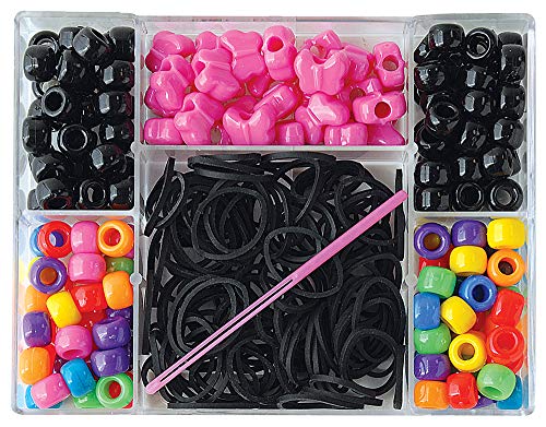 Beadery plástico pequeña Caja Cuentas de Cabello Kit-Circus