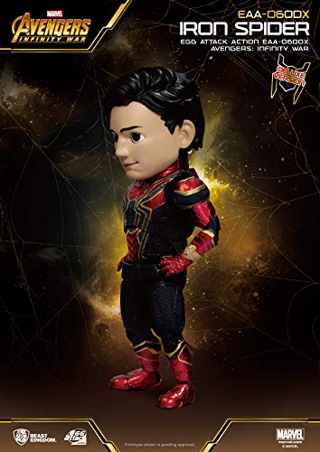 Beast Kingdom- Egg Attack Serie Marvel Figura Iron Spider, Multicolor (BKDEAA-060DX)