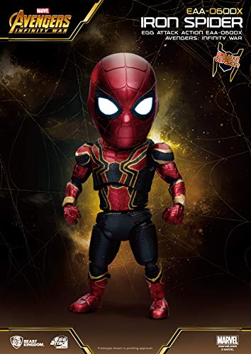 Beast Kingdom- Egg Attack Serie Marvel Figura Iron Spider, Multicolor (BKDEAA-060DX)