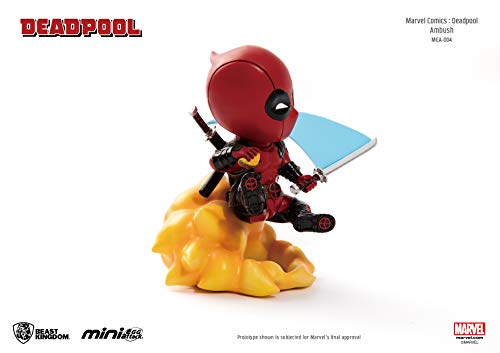 Beast Kingdom- Mini Egg Serie Marvel Minifigura Deadpool Ambush, Multicolor (BKDMEA-0041)