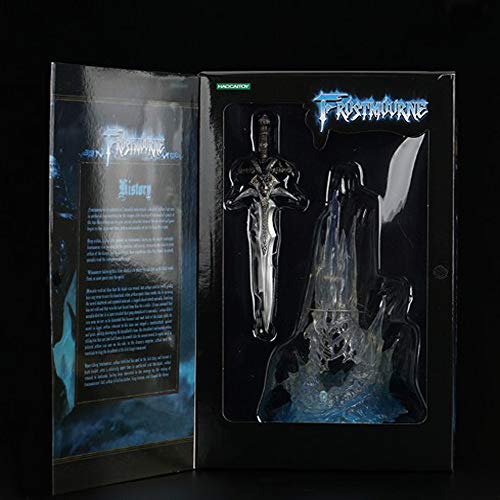 bed linings Frostmourn La Base Sword Glow Modelo Estatua del Personaje De Dibujos Animados del Regalo De Los Niños Colección 28.5cm