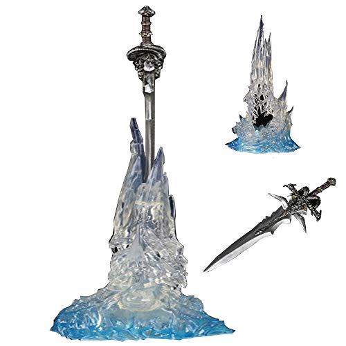 bed linings Frostmourn La Base Sword Glow Modelo Estatua del Personaje De Dibujos Animados del Regalo De Los Niños Colección 28.5cm