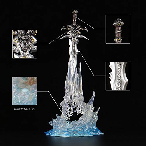 bed linings Frostmourn La Base Sword Glow Modelo Estatua del Personaje De Dibujos Animados del Regalo De Los Niños Colección 28.5cm