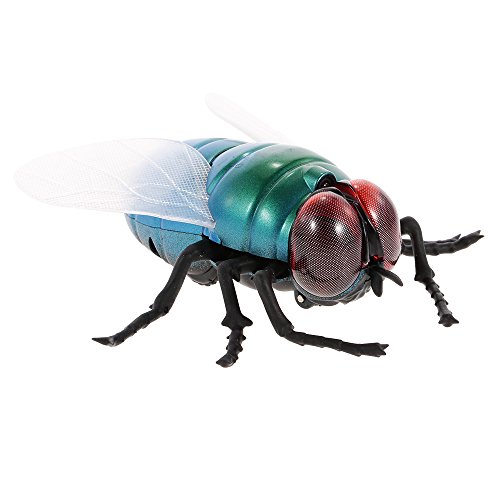 Benkeg Simulación de Mosca Gigante Control Remoto por Infrarrojos Simulación de Mosca Gigante RC Insecto Animal Regalo para niños