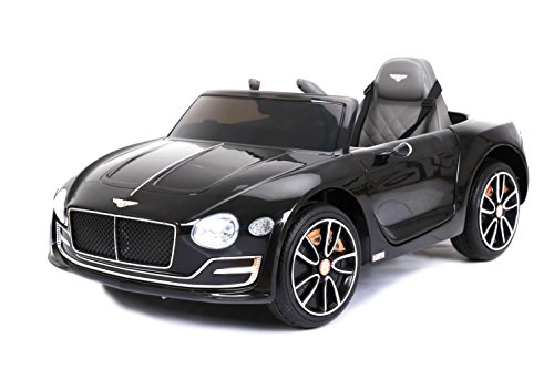 Bentley EXP12, Negro Pintado, Licencia original, Batería accionada, Puertas de la abertura, Asiento de cuero, Motor 2x, Batería de 12 V, 2.4 Ghz teledirigido, Ruedas suaves de EVA, Arranque suave