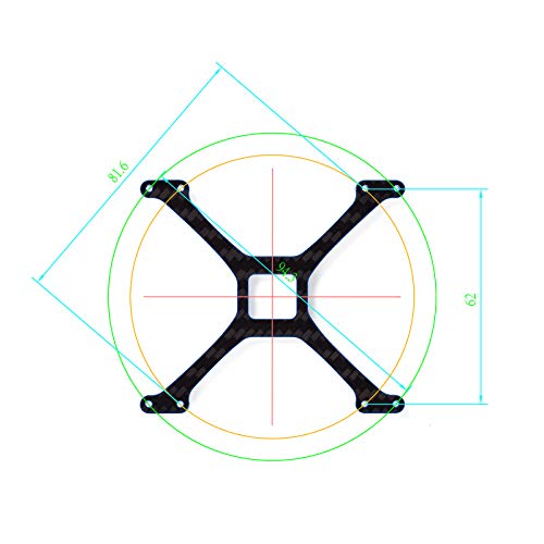 BETAFPV Beta85X 4S Cine Whoop Frame Kit Black Frame Stiffener Brace of Carbon Fiber for 1105 Brushless Motor Beta85X Cine Whoop