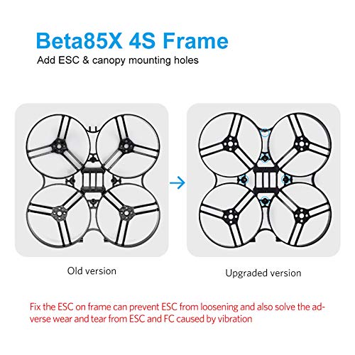 BETAFPV Beta85X 4S Cine Whoop Frame Kit Black Frame Stiffener Brace of Carbon Fiber for 1105 Brushless Motor Beta85X Cine Whoop