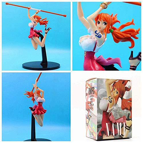 BGQ Figuras de Anime en Caja de Batalla decisiva Superior de una Pieza Nami Estatua de Personaje, Juguetes de la Serie Pretty Girl Modelo de Personaje de muñeca 12cm