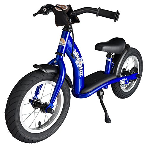 BIKESTAR Bicicleta sin Pedales para niños y niñas | Bici 12 Pulgadas a Partir de 3-4 años con Freno | 12" Edición Clásica Azul