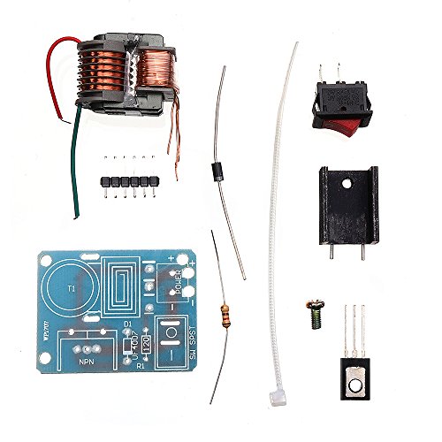 BliliDIY Generador De Alto Voltaje Invertido Módulo De Bobina De Encendedor De Arco Kit De Transformador De Alta Frecuencia De 15Kv