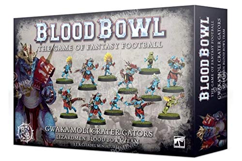 Blood Bowl "GWAKA'MOLI Crater Gators LIZARDMEN Team