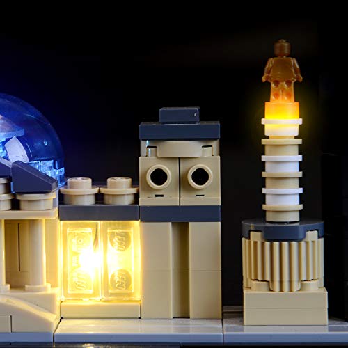 Briksmax Kit de Iluminación Led para Architecture Berlin-Compatible con Ladrillos de Construcción Lego Modelo 21027, Juego de Legos no incluido
