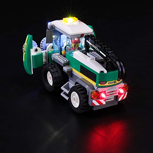 BRIKSMAX Kit de Iluminación Led para Lego City Great Vehicles Transporte de la Cosechadora, Compatible con Ladrillos de Construcción Lego Modelo 60223, Juego de Legos no Incluido