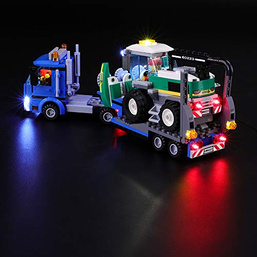 BRIKSMAX Kit de Iluminación Led para Lego City Great Vehicles Transporte de la Cosechadora, Compatible con Ladrillos de Construcción Lego Modelo 60223, Juego de Legos no Incluido