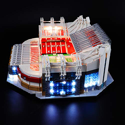 BRIKSMAX Kit de Iluminación Led para Lego Old Trafford Manchester United Stadion,Compatible con Ladrillos de Construcción Lego Modelo 10272, Juego de Legos no Incluido