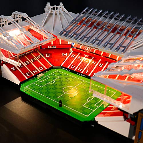 BRIKSMAX Kit de Iluminación Led para Lego Old Trafford Manchester United Stadion,Compatible con Ladrillos de Construcción Lego Modelo 10272, Juego de Legos no Incluido