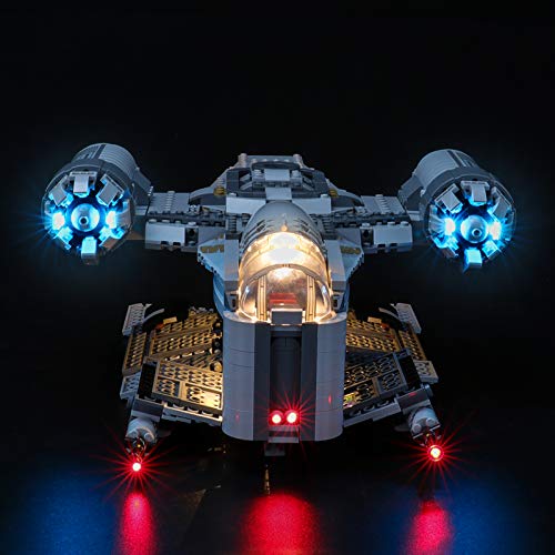 BRIKSMAX Kit de iluminación LED paraStar WarsThe Mandalorian™ Bounty Hunter Transport - Compatible con Lego 75292 Building Blocks Model- No incluir el Conjunto de Lego