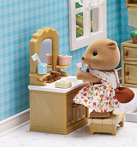 Calico Critters Deluxe – Juego de Accesorios para baño