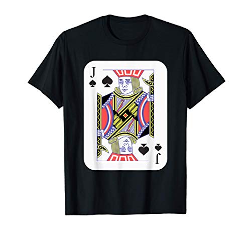 Camisa de cartas de póquer - Cartas de Jack de Espadas Camiseta