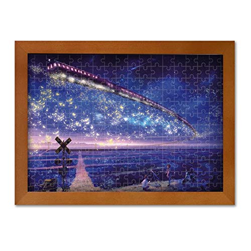 CAOLATOR Puzzle de 1000 Piezas para Adultos Obra de Arte de Juego de Rompecabezas para Adultos, Noche lluviosa romántica, Adolescentes, Rompecabezas de Piso de Impresión de Alta Definición Multicolor