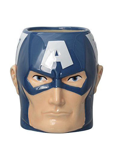 Captain america- Mug Taza Capitán América, Multicolor (Monogram International Inc. 68542)