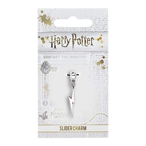 Carat Shop- Colgante Charm Lightning Bolt Harry Potter, Color Plata (HP0105)