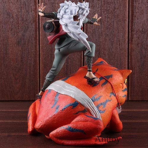 CAS-COVER Naruto Shippuden Juguetes Jiraya Jiraiya/Gama-Bunta Naruto Figura de acción PVC Juguete de Modelos coleccionables 29cm YPL24