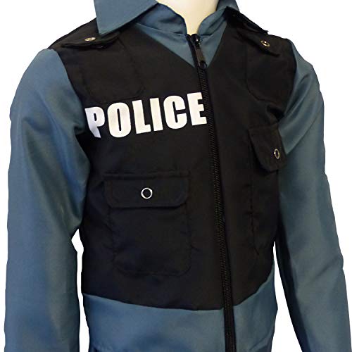 César - Disfraz de policía para niño, talla 3-5 años (F172-001)