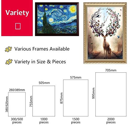 CHENYE Grandes Entretenimiento Educativo Jigsaw Puzzle de Madera 500/1000/1500/2000 Piezas, Castillo Crepúsculo, aliviar el estrés Puzzles Juguete for Adultos niños (Size : 2000 Pcs)