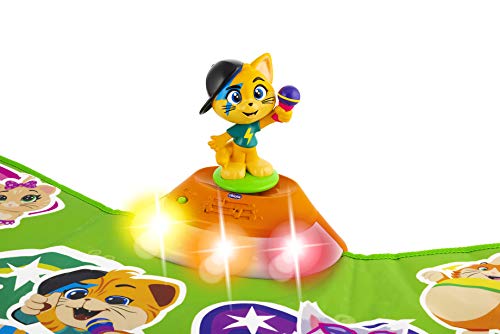 Chicco – Juego Alfombra Dance, 44 Gatos, 2 – 4 años