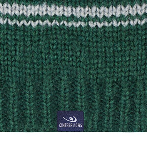 Cinereplicas - Harry Potter - Gorro Caído - Licencia Oficial - Casa Slytherin - Verde y Gris