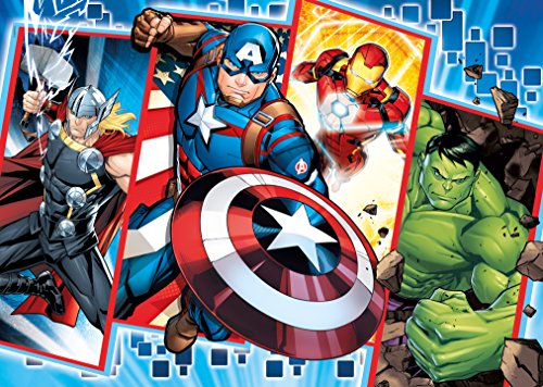 Clementoni- Maxi Puzzle 24 Piezas The Avengers, Multicolor (24495.9)