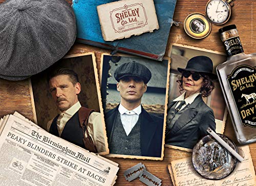 Clementoni- Peaky Blinders Puzzle, 1000 Piezas, Multicolor (39557)