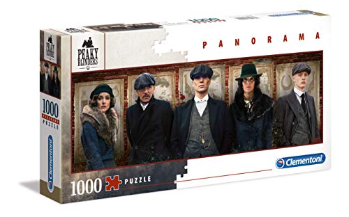 Clementoni- Peaky Blinders - Puzzle panorámico de 1000 Piezas. (39567)